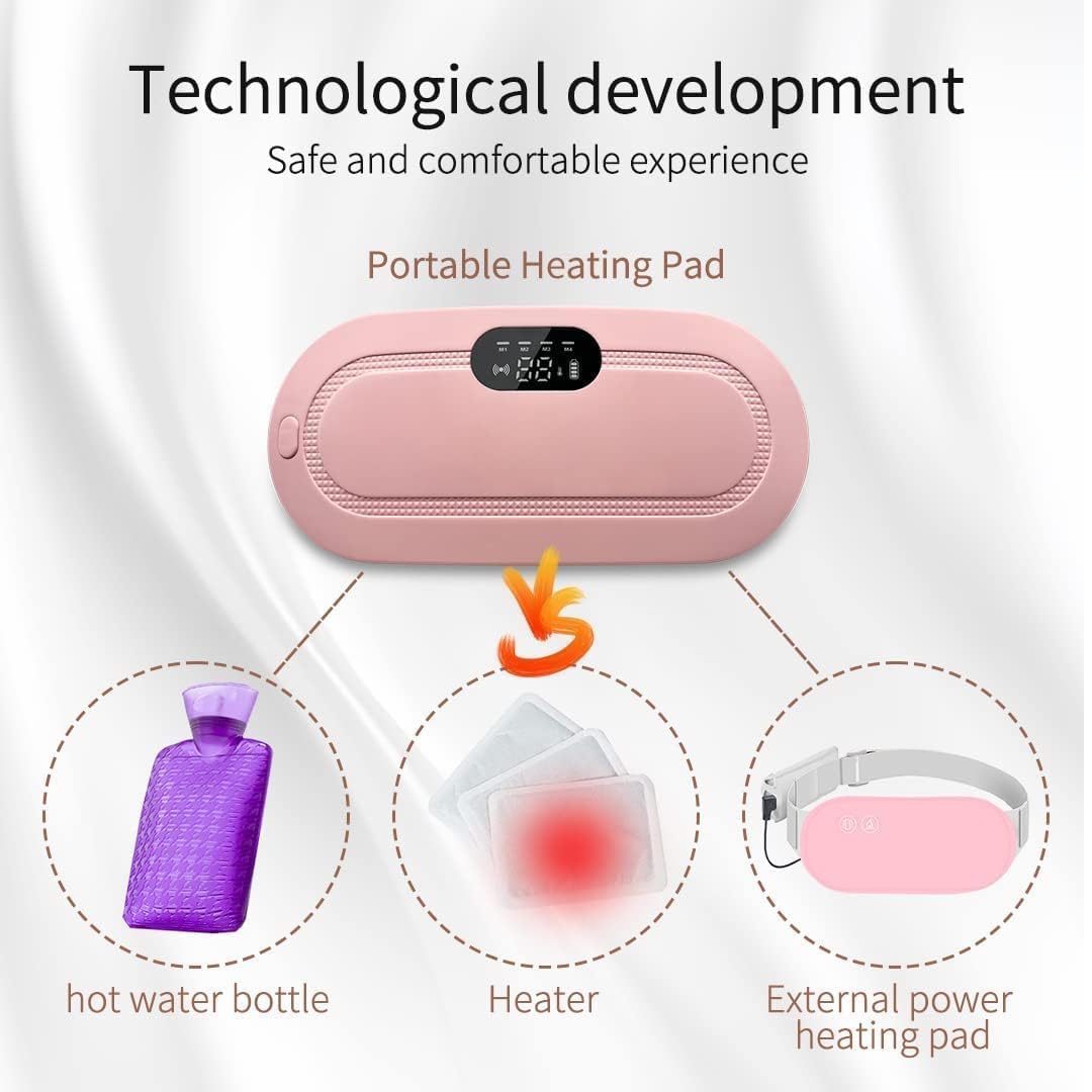 Portable Cordless Heating Pad - Cramp Free Comfort Anywhere! - Shop by DP
