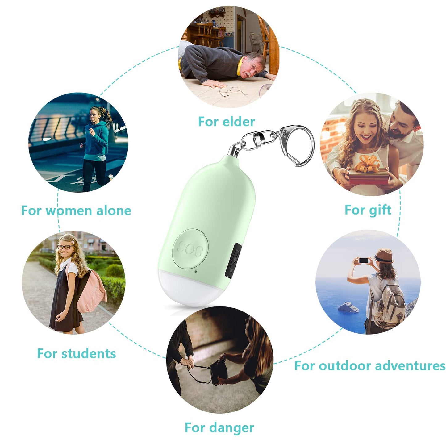 Self Defense Alarm Keychain โ Your Personal Safety Guardian - Shop by DP