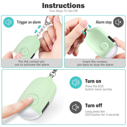 Self Defense Alarm Keychain – Your Personal Safety Guardian - Shop by DP